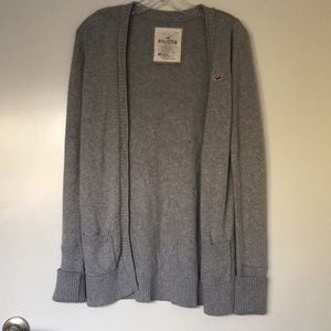 Hollister gray cardigan